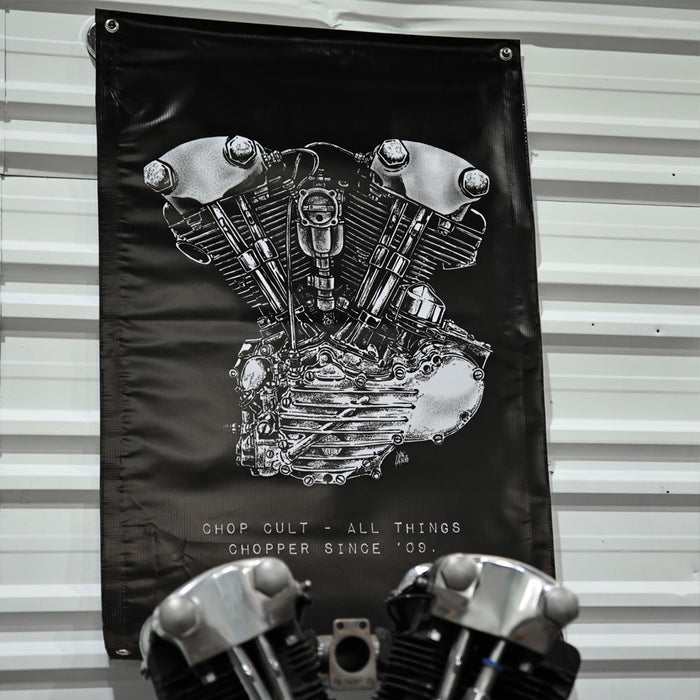 ChopCult Knucklehead Engine Banner