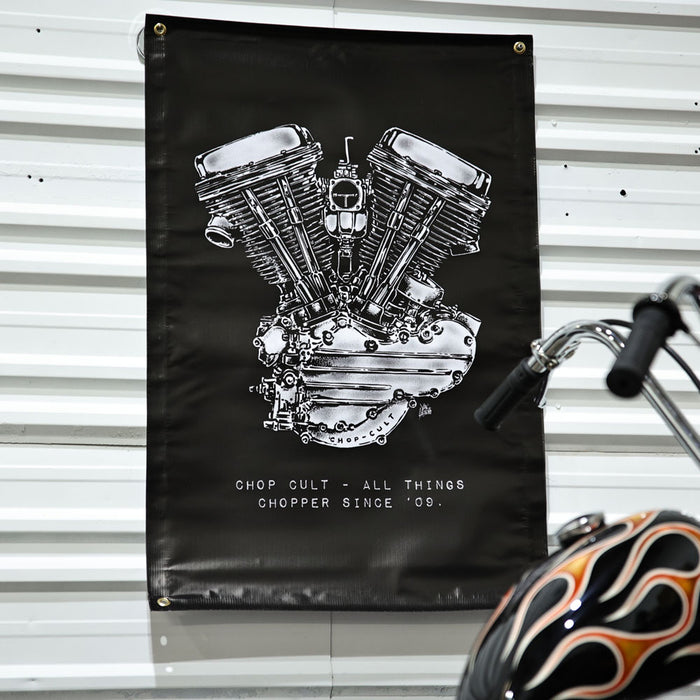 ChopCult Panhead Engine Banner