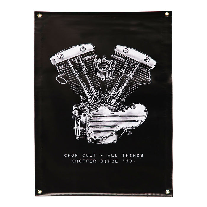 ChopCult Generator Shovelhead Engine Banner