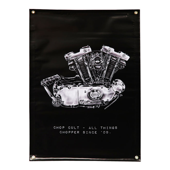 ChopCult Ironhead Sportster Engine Banner