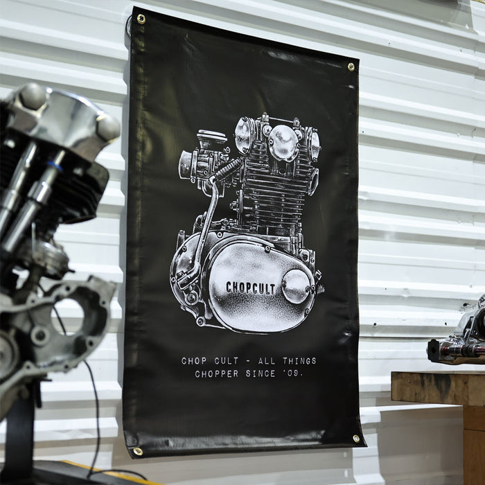 ChopCult XS650 Engine Banner