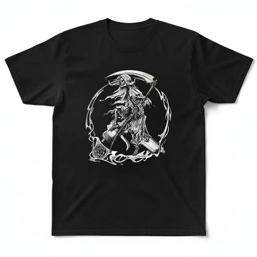 Chemical Candy Customs T-Shirt - Reaper - Black

We're proud to sell Chemical Candy Custom's merch on Chop Cult.

Screen Printed in Eau Claire, Wisconsin. Short Sleeve T-shirt, 100% cotton.