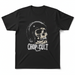 ChopCult Helmet Skull T-Shirt on black.

Printed in our shop in Eau Claire WI.

Printed in the USA
100% cotton shirt