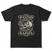 ChopCult Helmet Skull T-Shirt on black.

Printed in our shop in Eau Claire WI.

Printed in the USA
100% cotton shirt