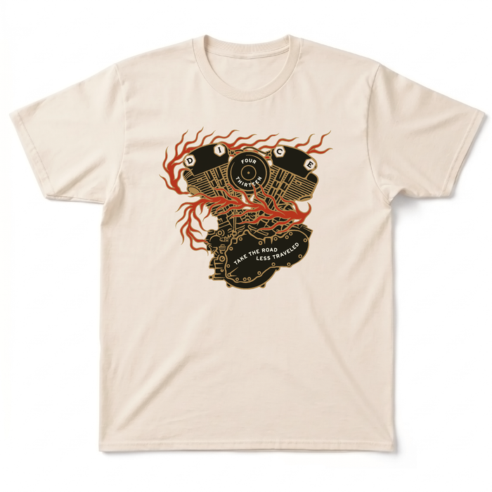 DicE Magazine - Flaming Knucklehead T-Shirt