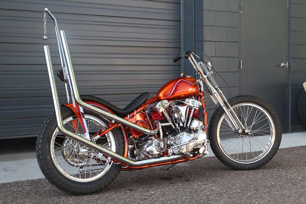 Red Knucklehead Chopper Eazy CO
