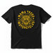 The Mama Tried Motorcycle show held annually in Milwaukee, Wisconsin is staple of the custom motorcycle industry. Being fellow wisconsinites, We're proud to sell their Mama Tried Show Merch on Chop Cult.

Mama Tried Tiger Chains T-Shirt - Black

Screen Printed in Eau Claire, Wisconsin. Black T-shirt, 100% cotton.