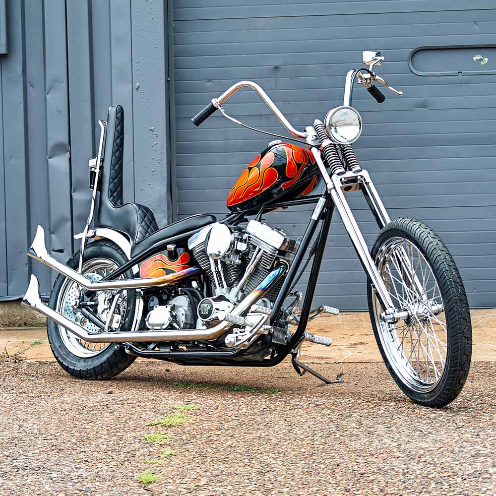 evo big twin chopper