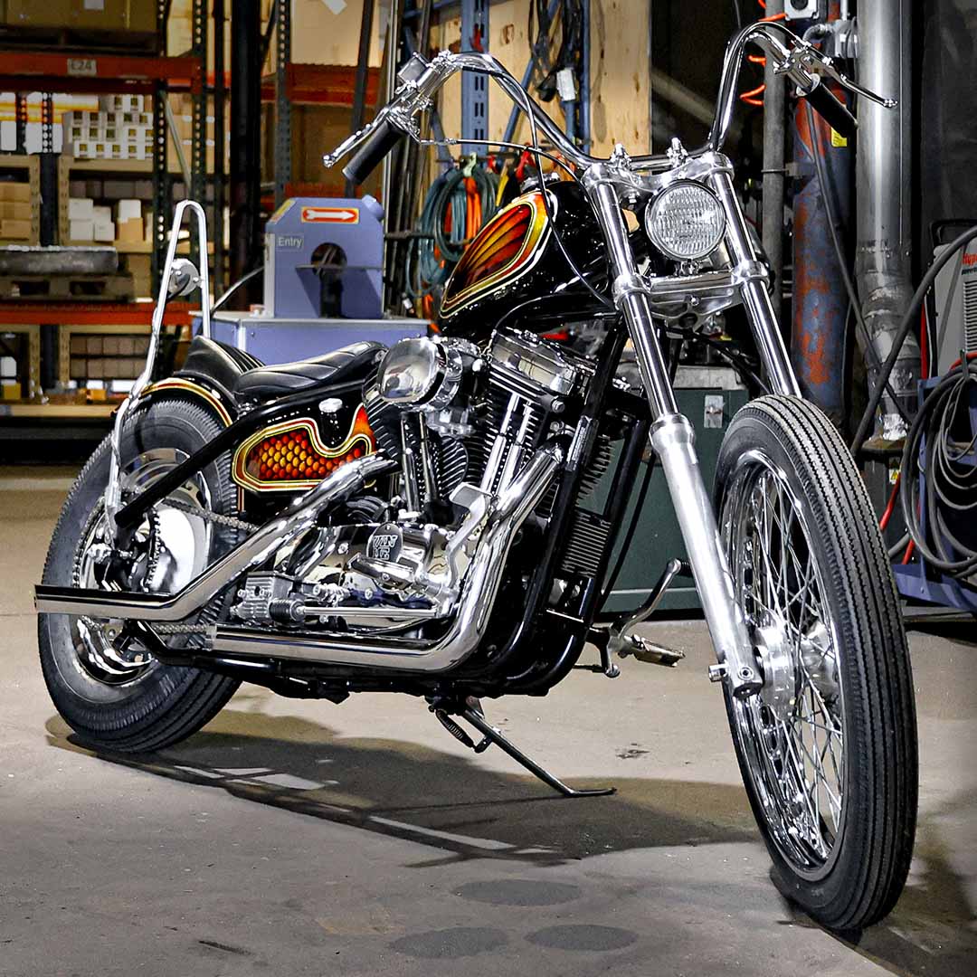 2003 sportster chopper 1200cc built by throttle addiction