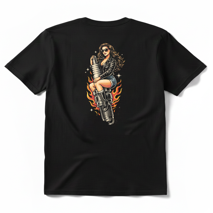 Throttle Addiction - Spark Plug T-Shirt