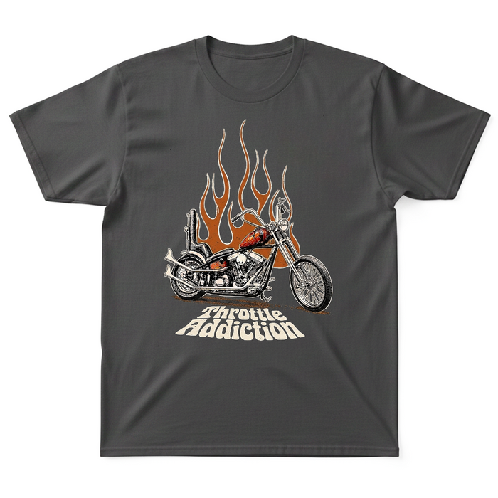 Throttle Addiction - TA15 Giveaway T-Shirt - Charcoal