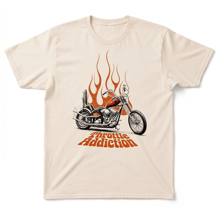Throttle Addiction - TA15 Giveaway T-Shirt - Natural