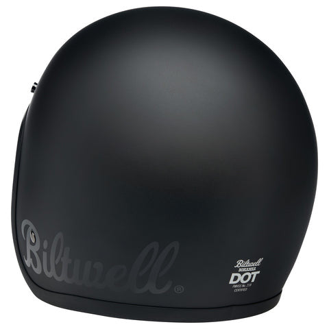 Biltwell - Bonanza Helmet - Flat Black Factory