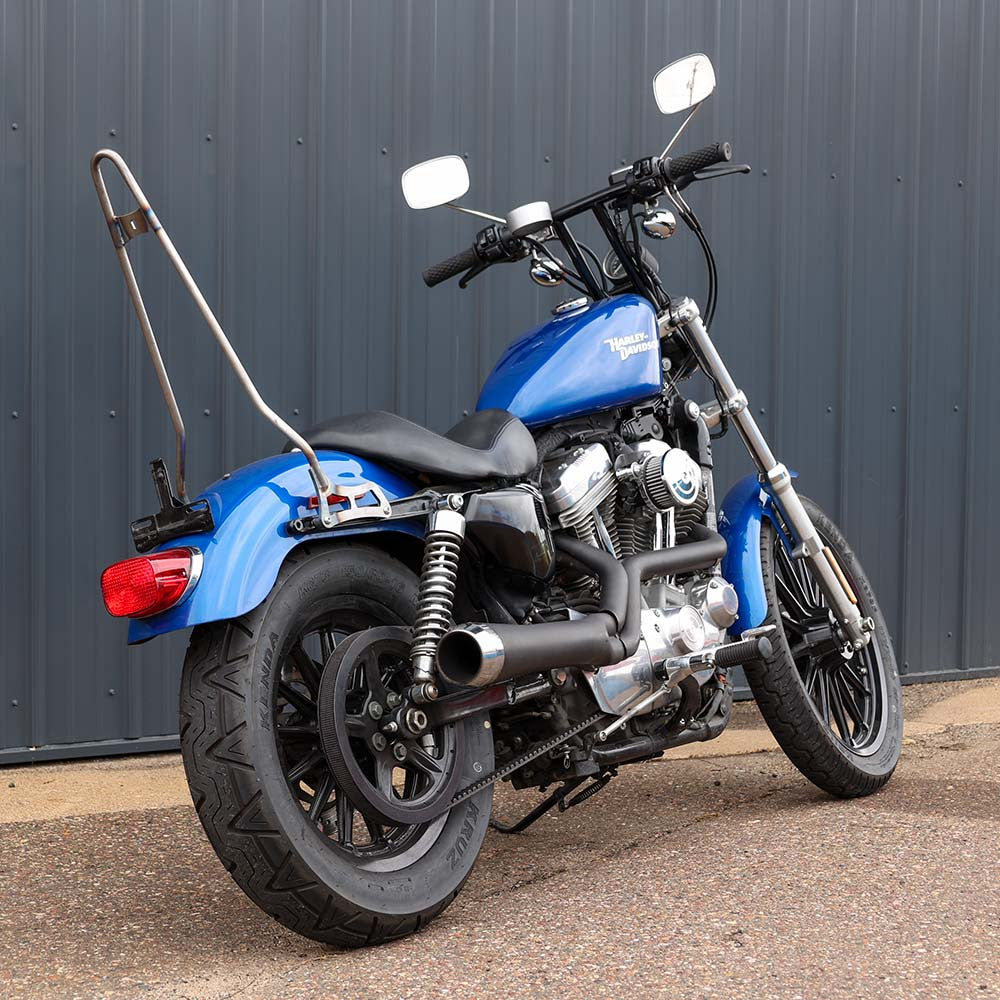 Sportster Bolt On Sissy Bar For Chopped Struts 2004 & Up 22" ChopCult