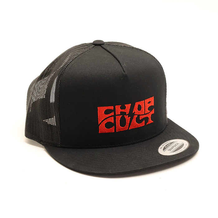 ChopCult Logo Hat - Black and Red