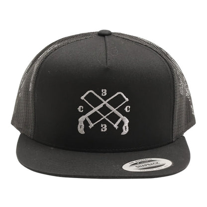 ChopCult 33 Hacksaw Embroidered Hat - Black