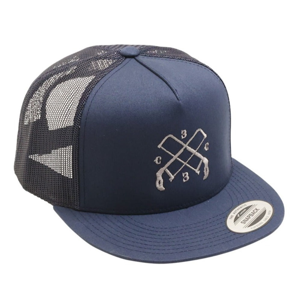ChopCult 33 Hacksaw Embroidered Hat - Blue
