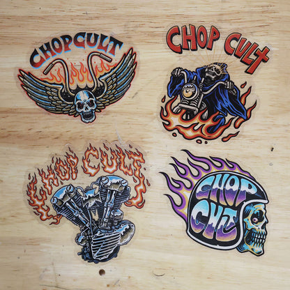Chop Cult Sticker 4 Pack