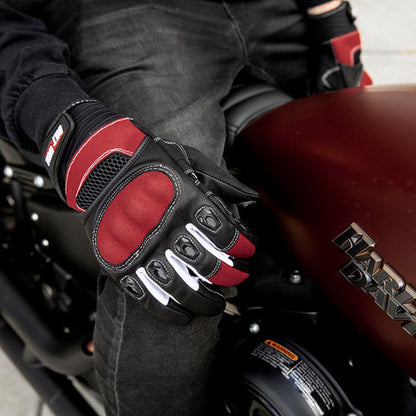 Biltwell - Bridgeport Gloves- Red/Black