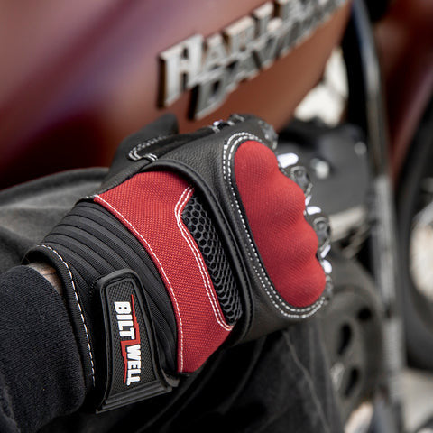 Biltwell - Bridgeport Gloves- Red/Black