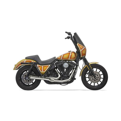 Bassani - Road Rage 2 into 1 Short Exhaust - 1984-2000 FXR - Chrome