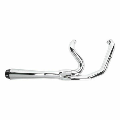 Bassani - Road Rage 2 into 1 Short Exhaust - 1984-2000 FXR - Chrome