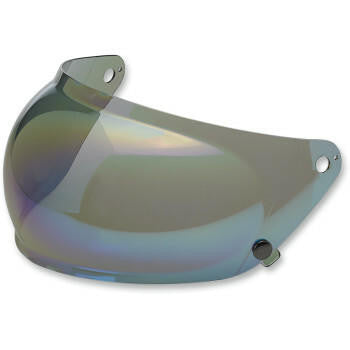 Biltwell - Gringo S Helmet Bubble Shield - Rainbow Mirror