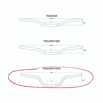Biltwell - Tracker High Handlebars - Black - 7/8"