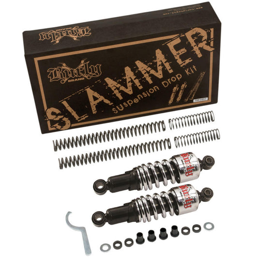 Burly Brand Slammer Kit - 2006-2017 FXD Dyna - Chrome
