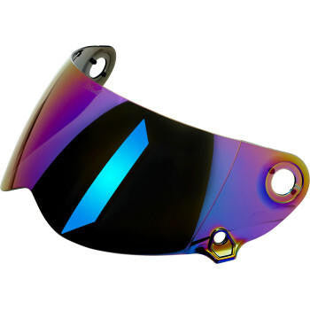 Lane Splitter Helmet Shield Gen 2  - Anti Fog - Rainbow Mirror