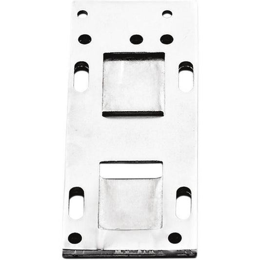 Paughco Transmission Mounting Plate - 5/4 Speed Conversion - Chrome