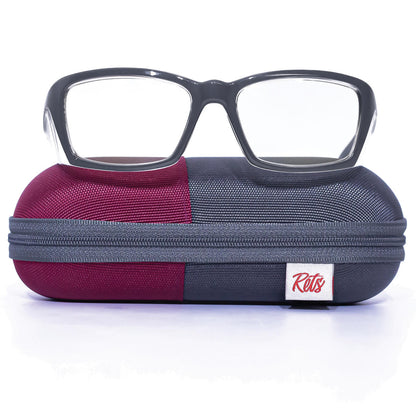 Rets - Brooks Motorcycle Riding Glasses - Steel Grey