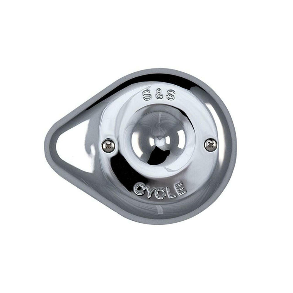 S&S Cycle - Mini Teardrop Stealth Air Cleaner Cover - Chrome