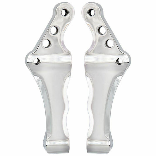 Speed Merchant - 13" Radial Front Brake Caliper Mounts 2000-2015 for Harley - Polished