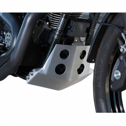 Speed Merchant - Skid Plate Harley Dyna 1991-2005 - Brushed Aluminum