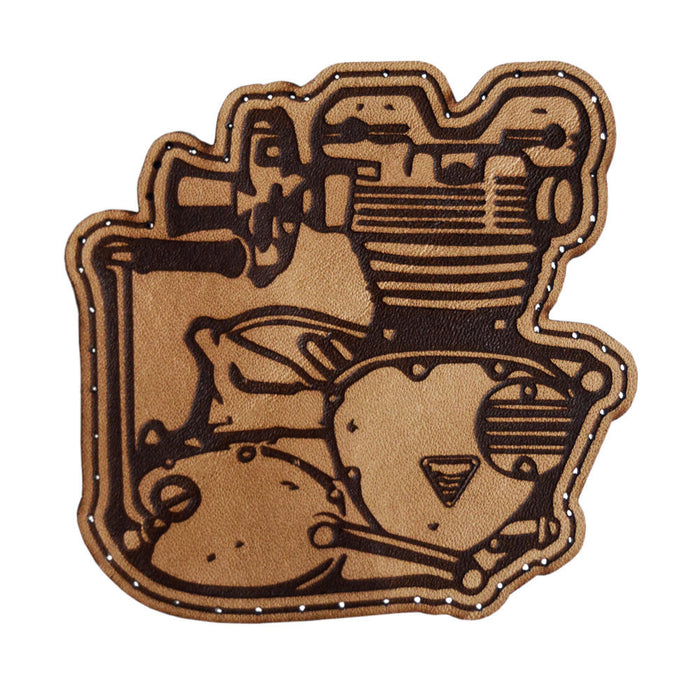 Triumph Unit Motor Leather Patch