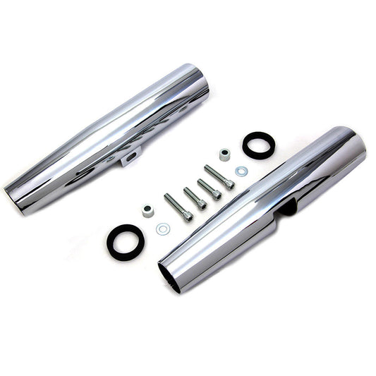 39mm Sportster Fork Shrouds - Chrome - 1986 to 2003