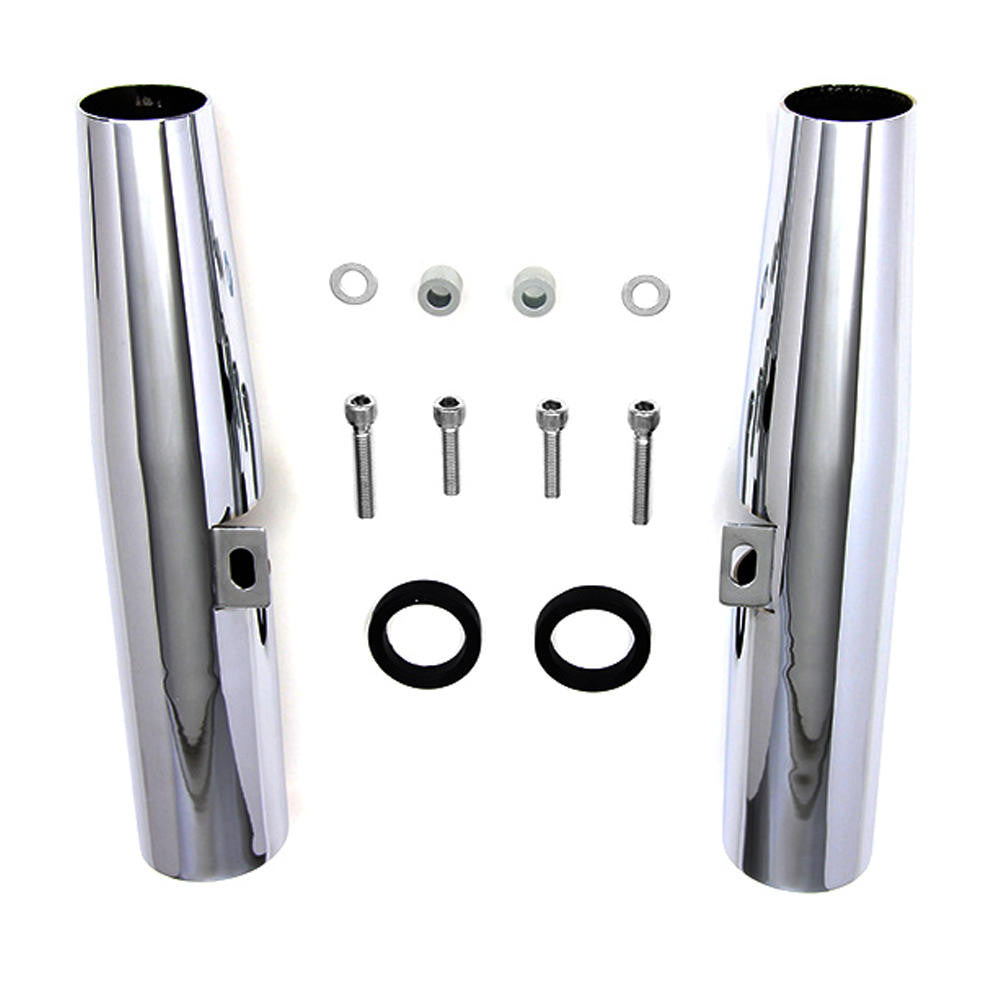 39mm Sportster Fork Shrouds Chrome 1986 to 2003 ChopCult