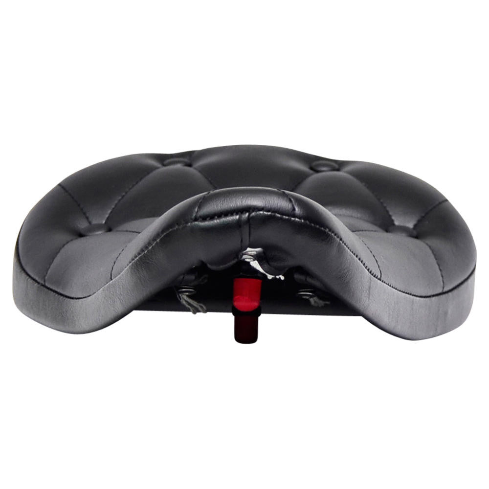 Solo Seat Diamond Stitch Tufted Buttons - Black Vinyl