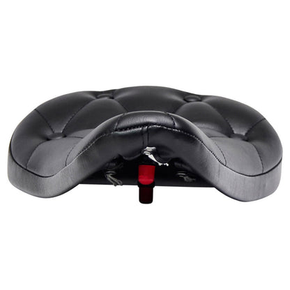 Solo Seat Diamond Stitch Tufted Buttons - Black Vinyl